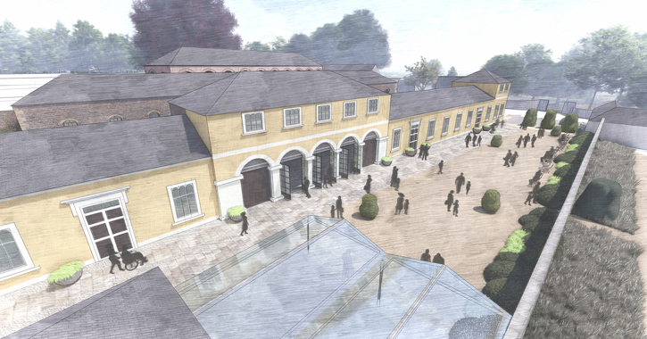 Raby Castle Coach House artist impression